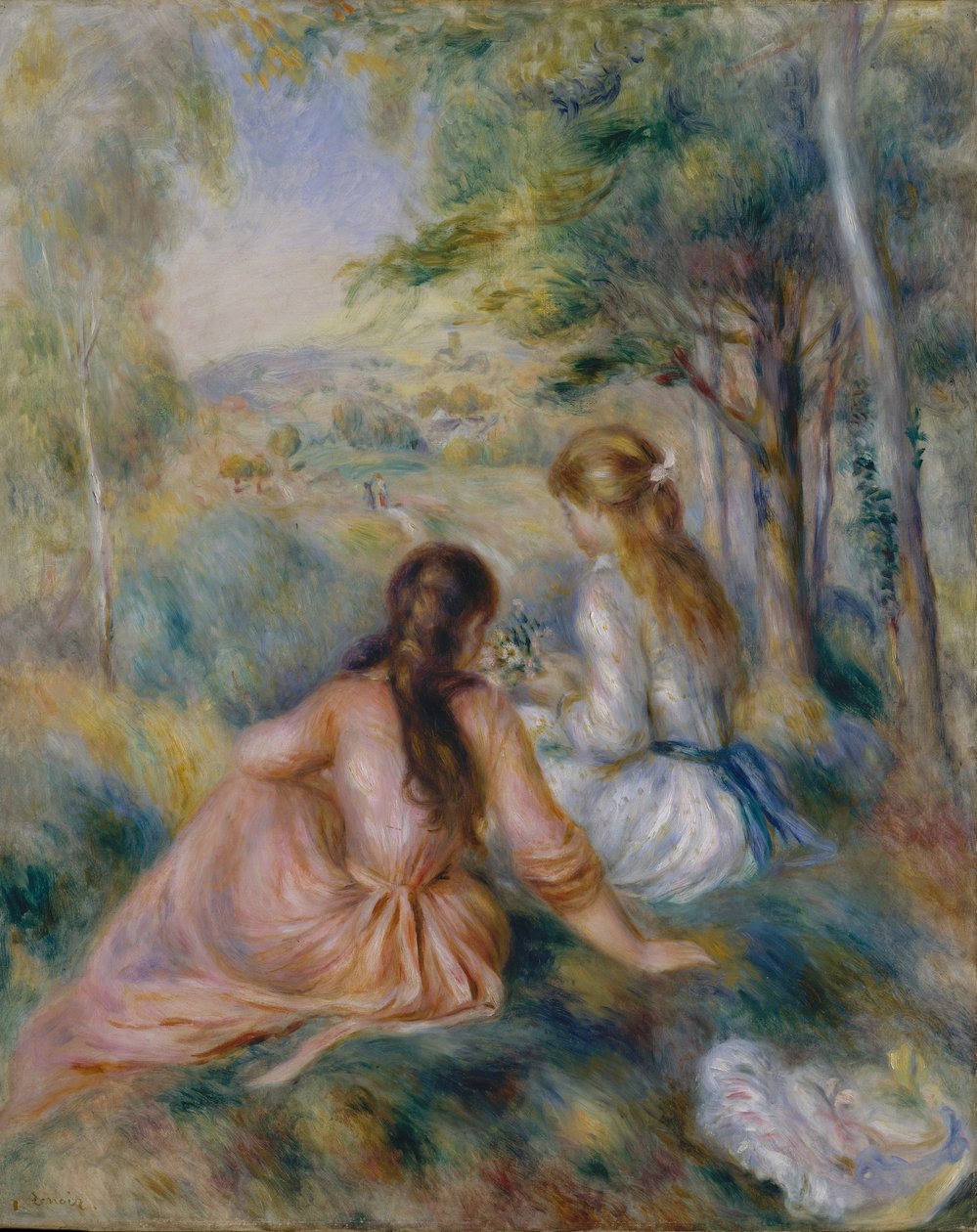 No prado, 1888-92 de Pierre Auguste Renoir