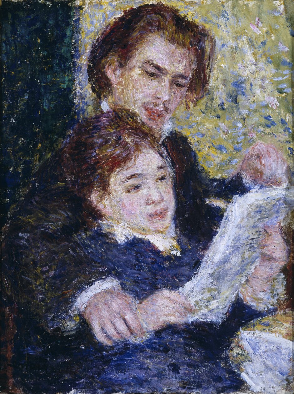 No estúdio: Georges Riviere e Marguerite Legrand de Pierre Auguste Renoir
