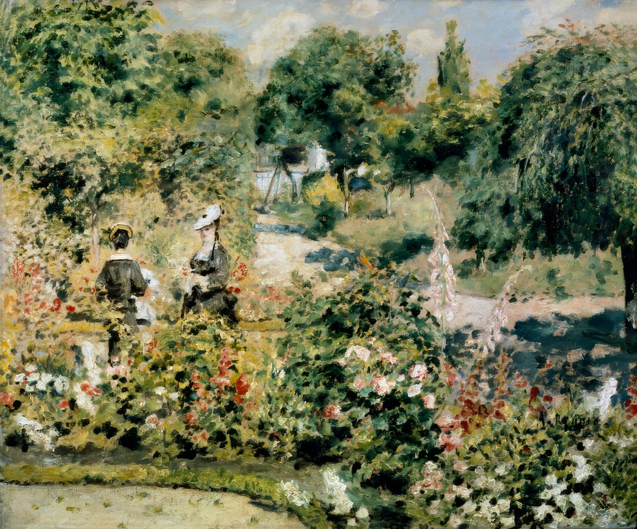 Jardim em Fontenay de Pierre Auguste Renoir