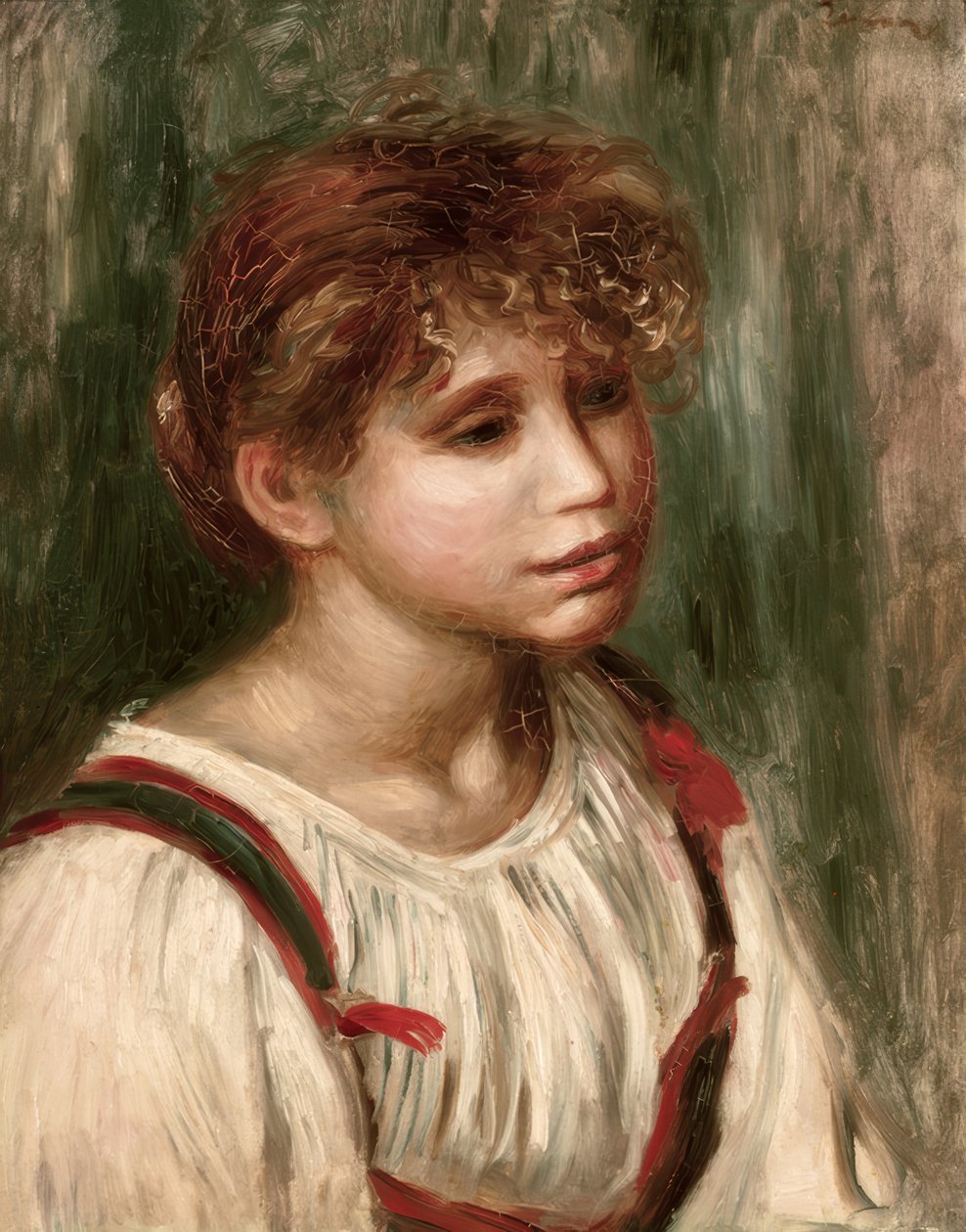 Jovem bretão. de Pierre Auguste Renoir