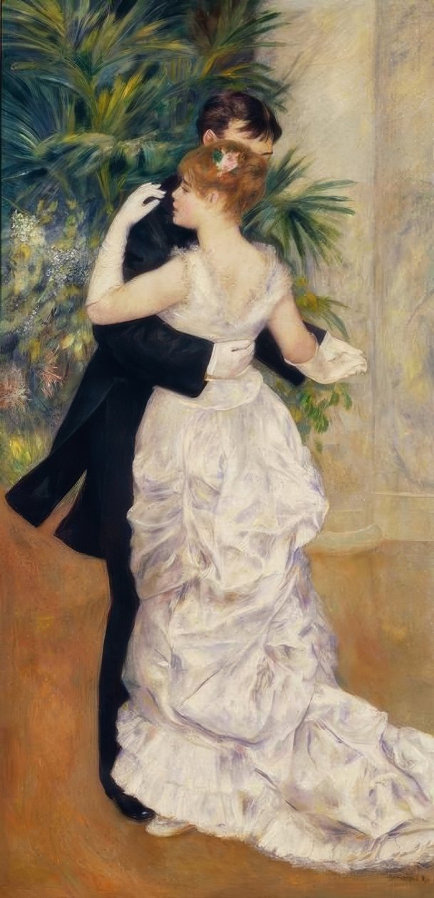 Dançar na cidade de Pierre Auguste Renoir