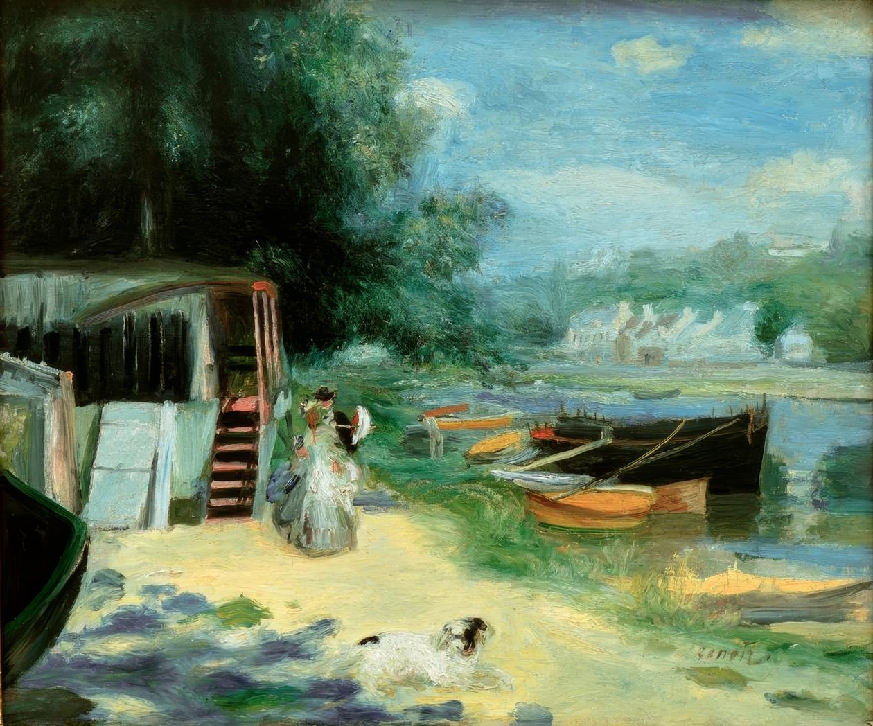 O Grenouillère de Pierre Auguste Renoir
