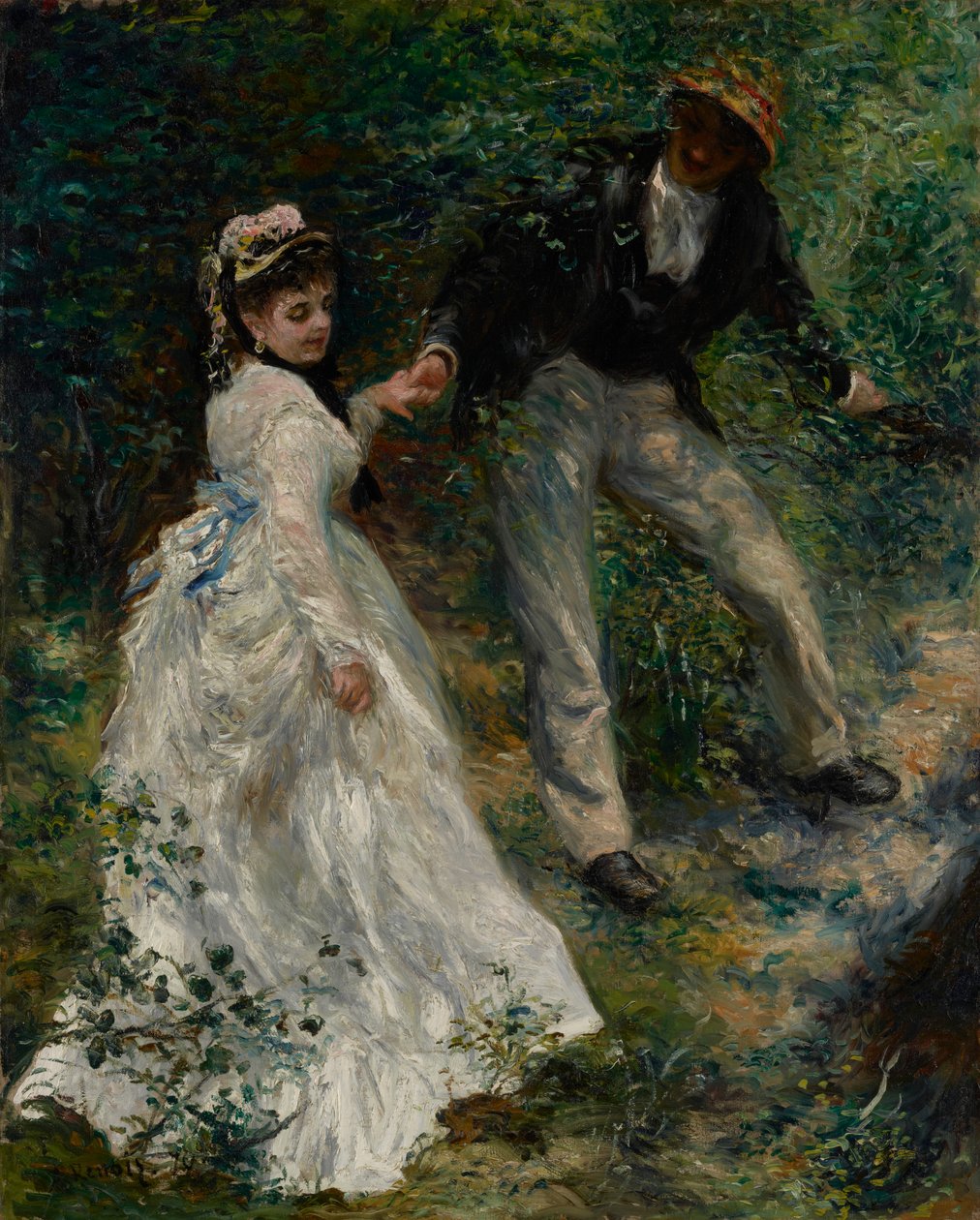 A caminhada de Pierre-Auguste Renoir