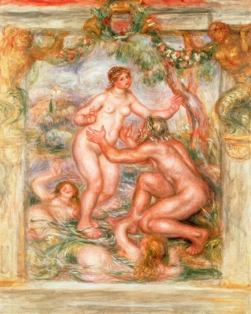 O Saône em direção ao Rhône de Pierre Auguste Renoir