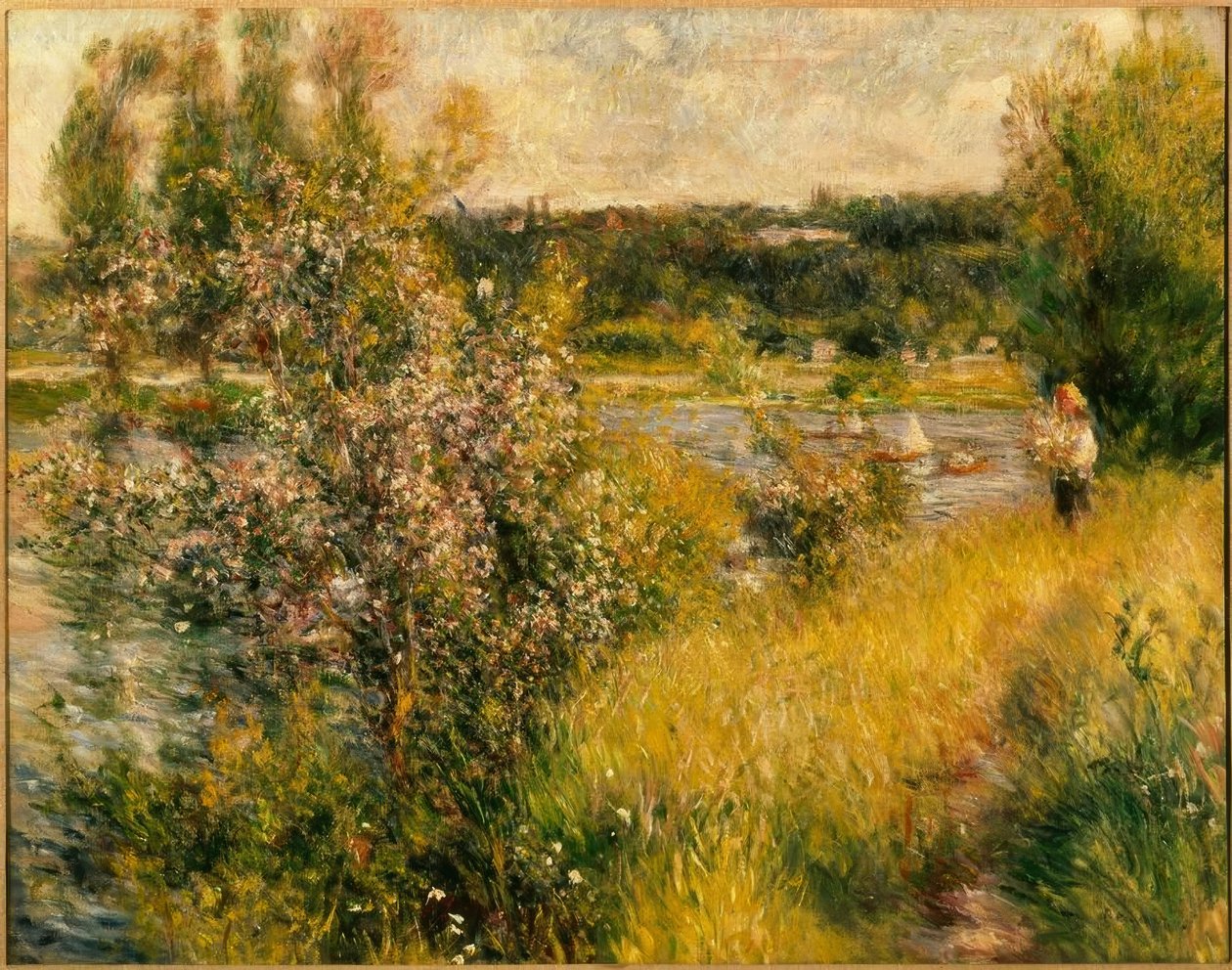 O Sena em Chatou de Pierre Auguste Renoir