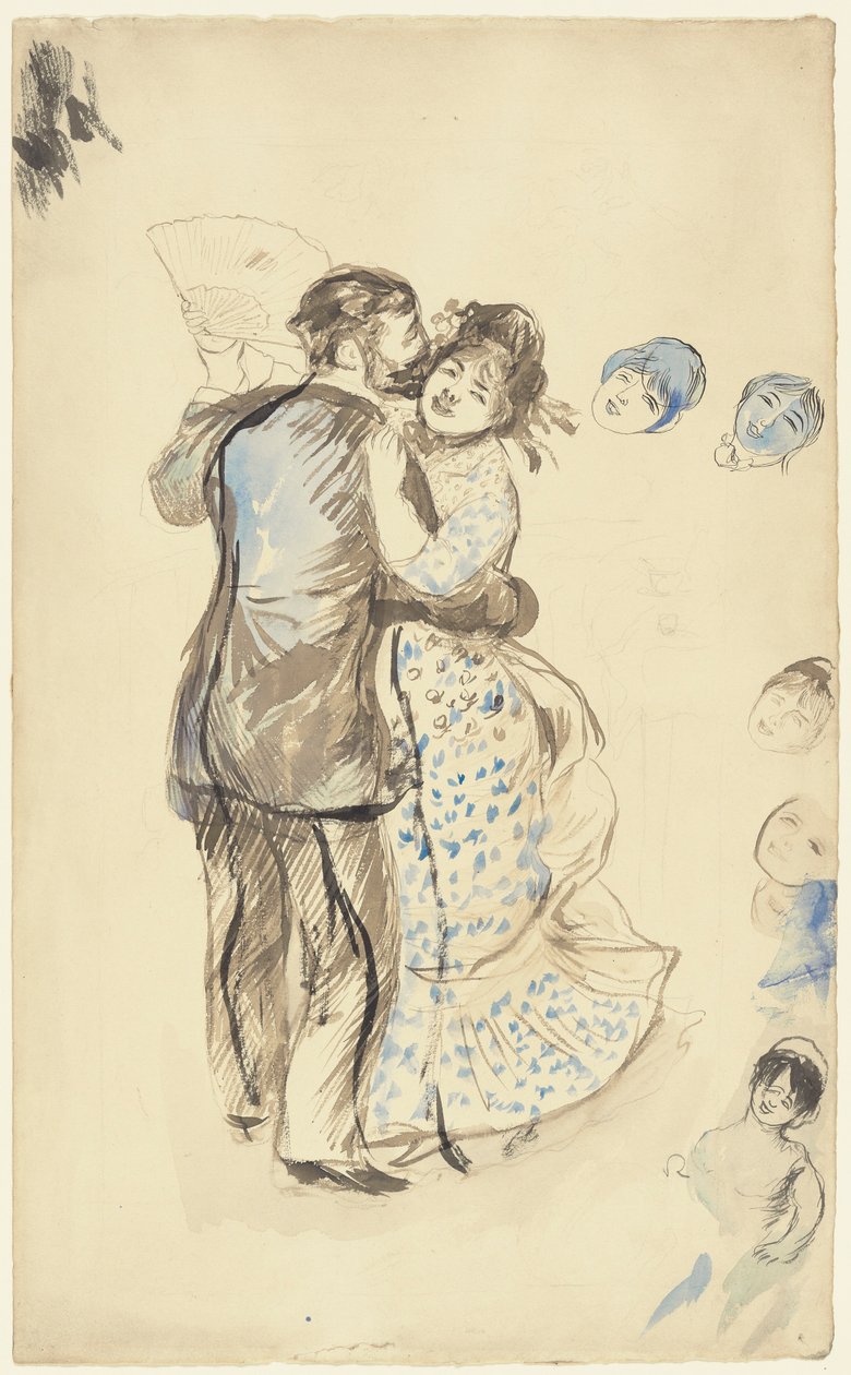 La danse ? la campagne (A Dança no País) de Pierre Auguste Renoir