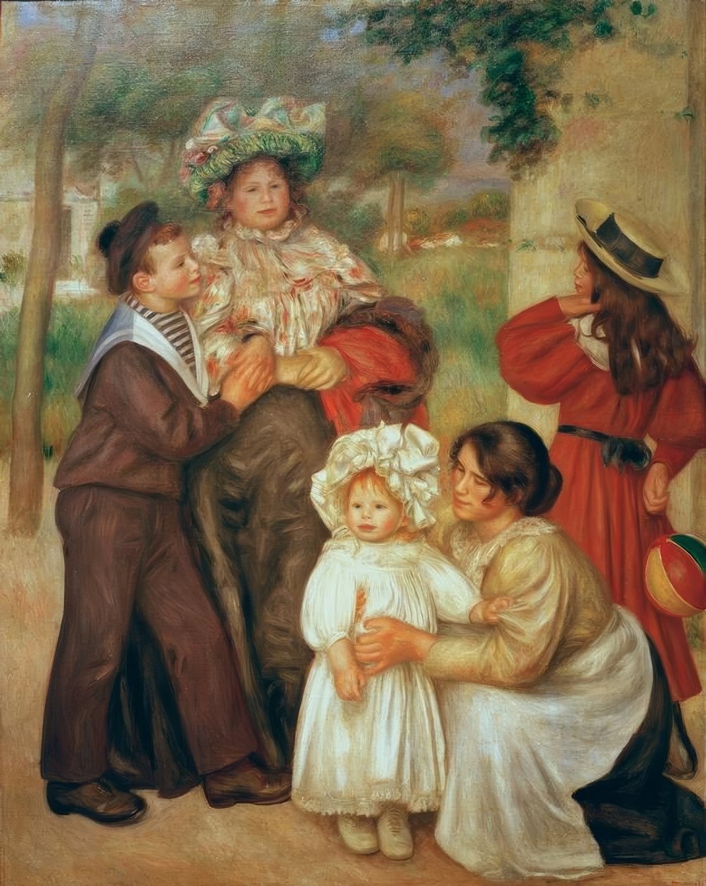 A família do artista de Pierre Auguste Renoir
