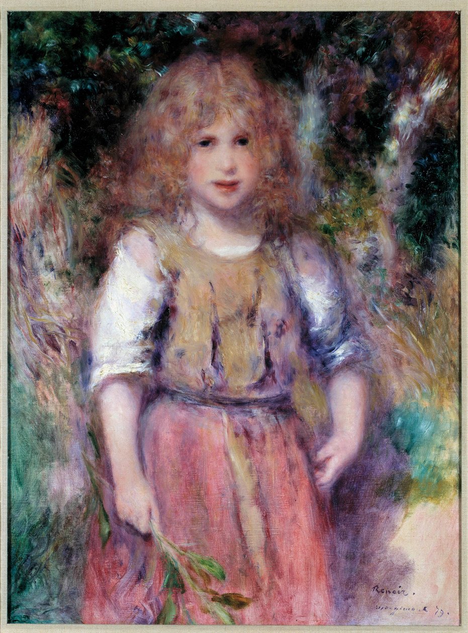 La petite bohemienne Pintura de Pierre Auguste Renoir (1841-1919) 1879 Colecção privada de Pierre Auguste Renoir
