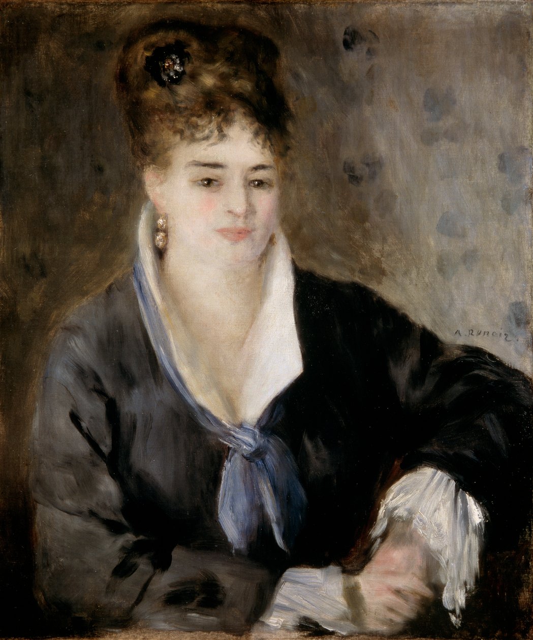 Lady in Black, 1876. de Pierre Auguste Renoir
