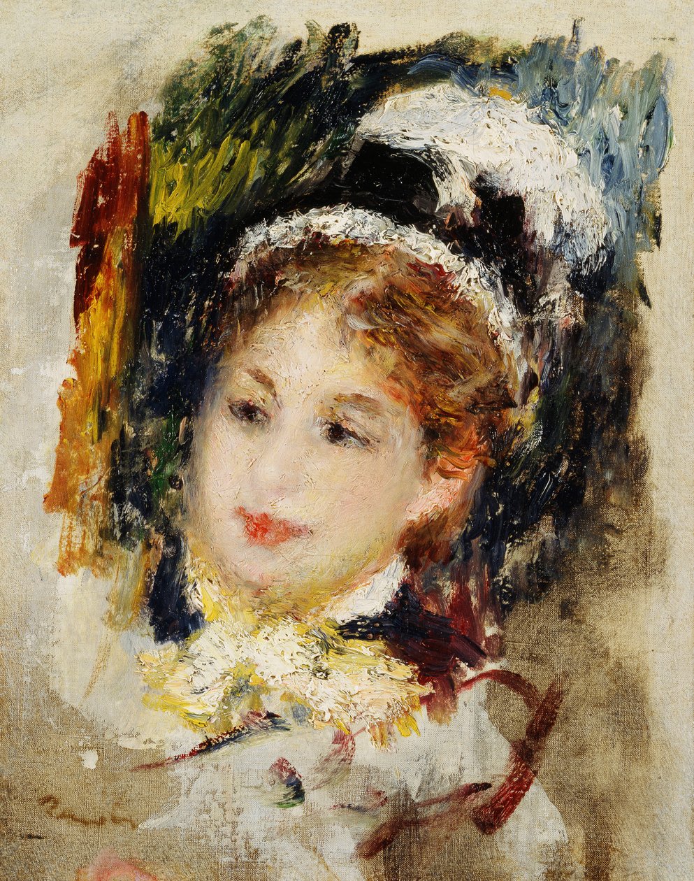 Senhora em suas roupas da cidade, 1875 de Pierre Auguste Renoir