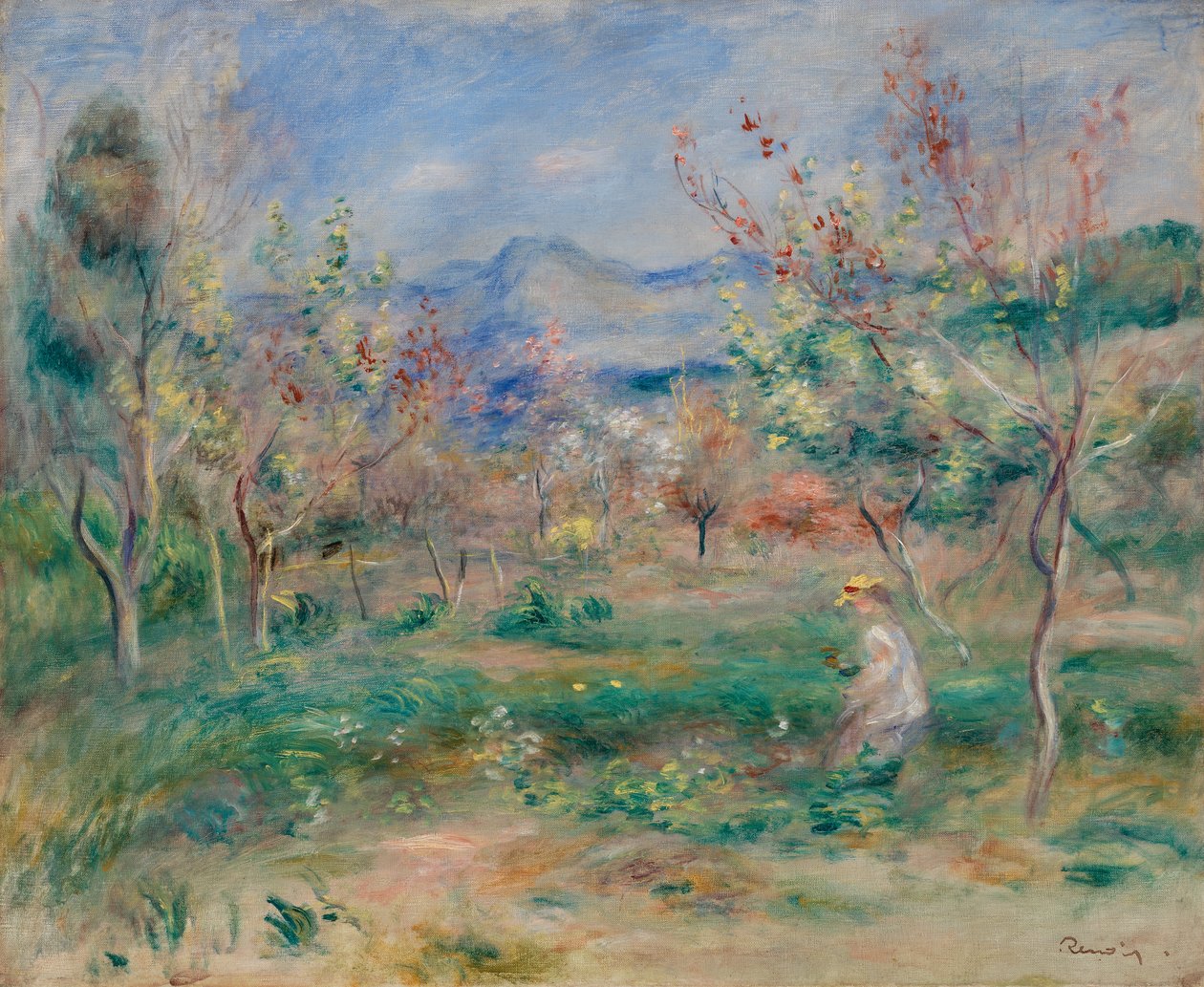 Paisagem de Pierre Auguste Renoir