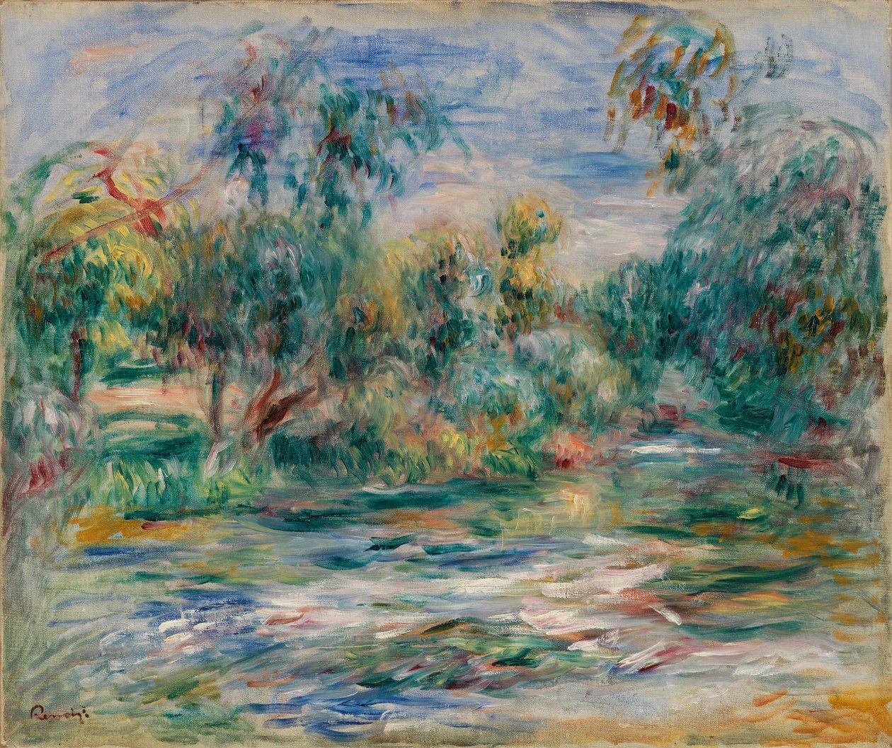 Paisagem de Pierre Auguste Renoir