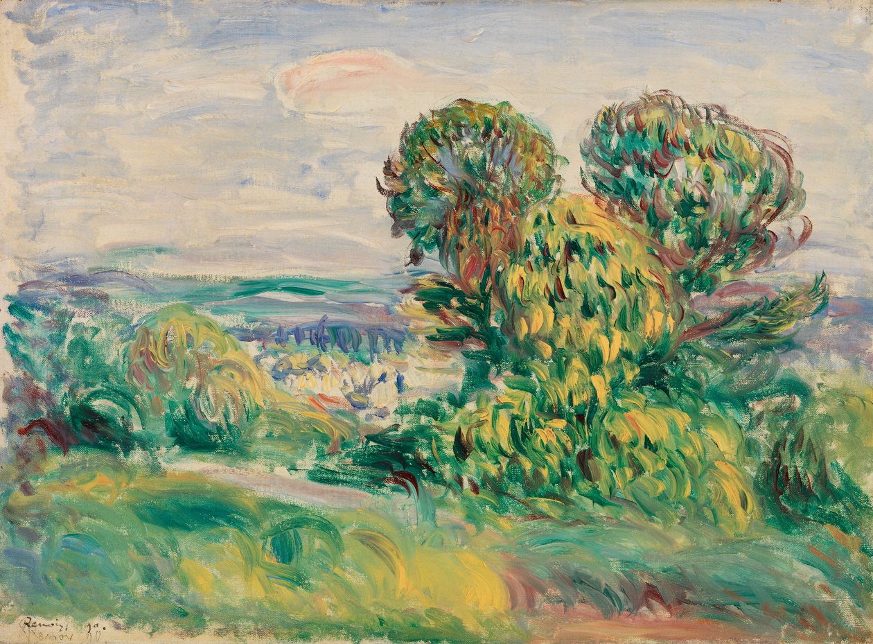 Paisagem de Pierre Auguste Renoir