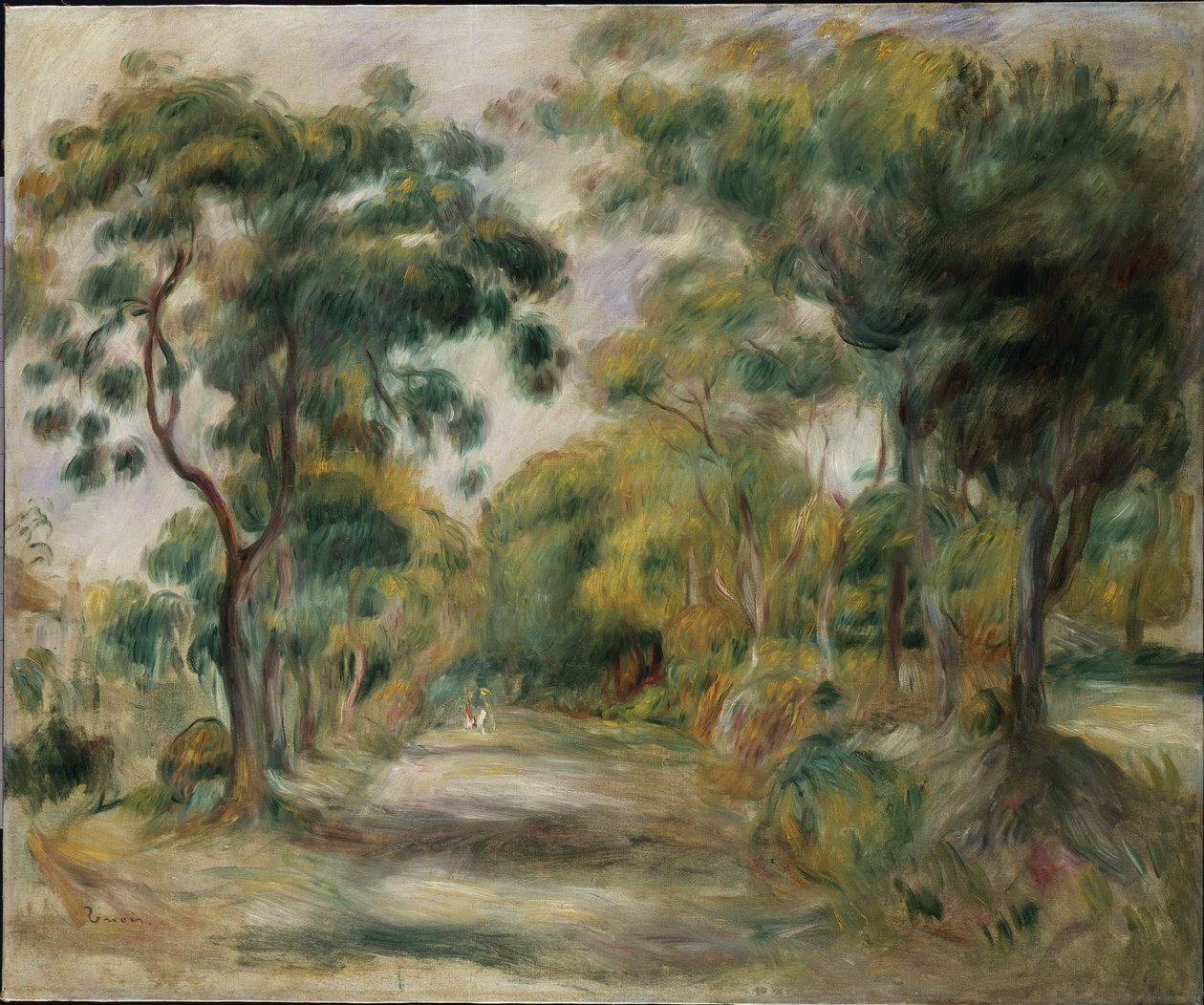 Paisagem ao meio-dia, 1900 de Pierre Auguste Renoir