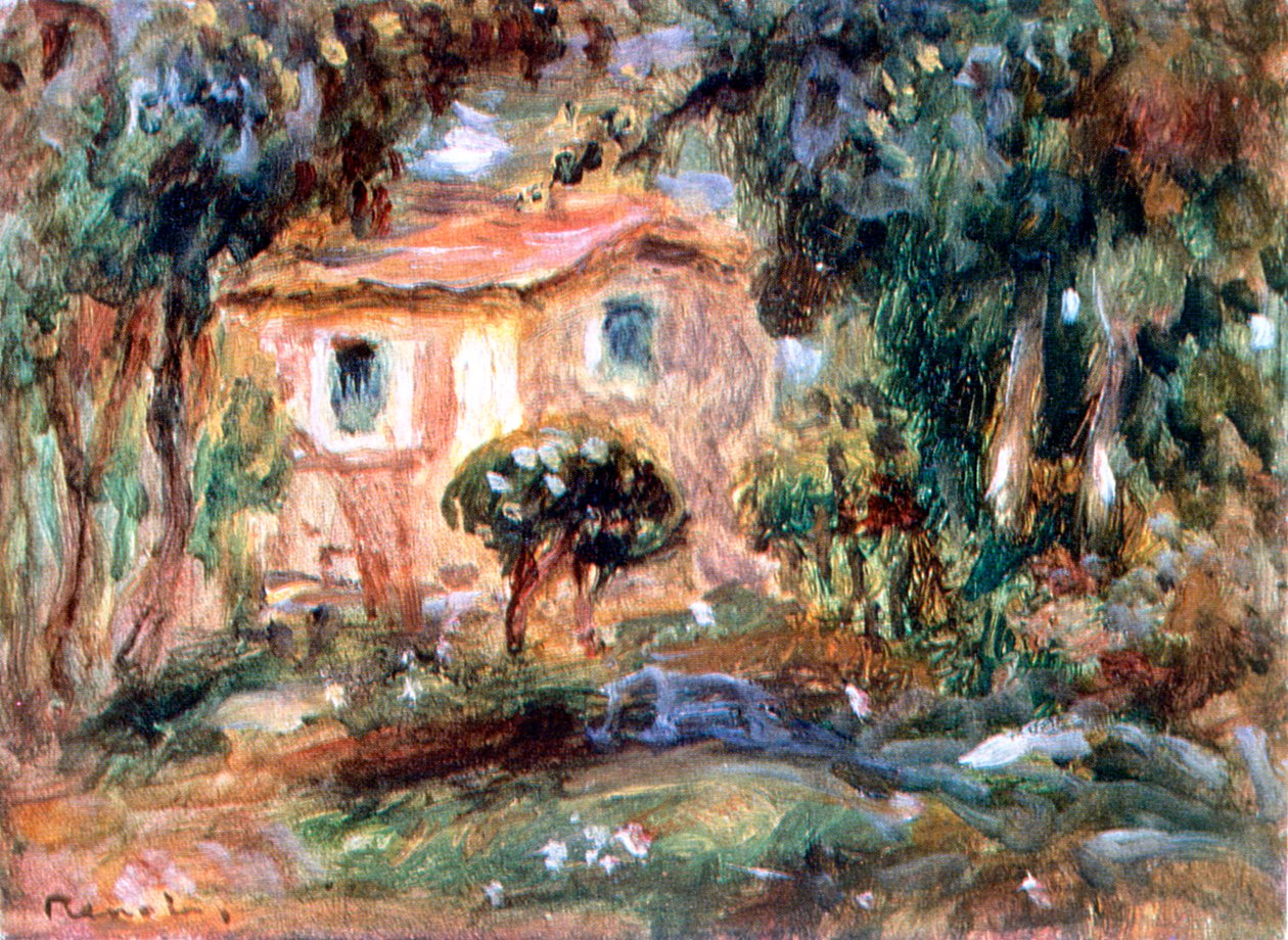 Paisagem, Cannet, 1902 de Pierre Auguste Renoir