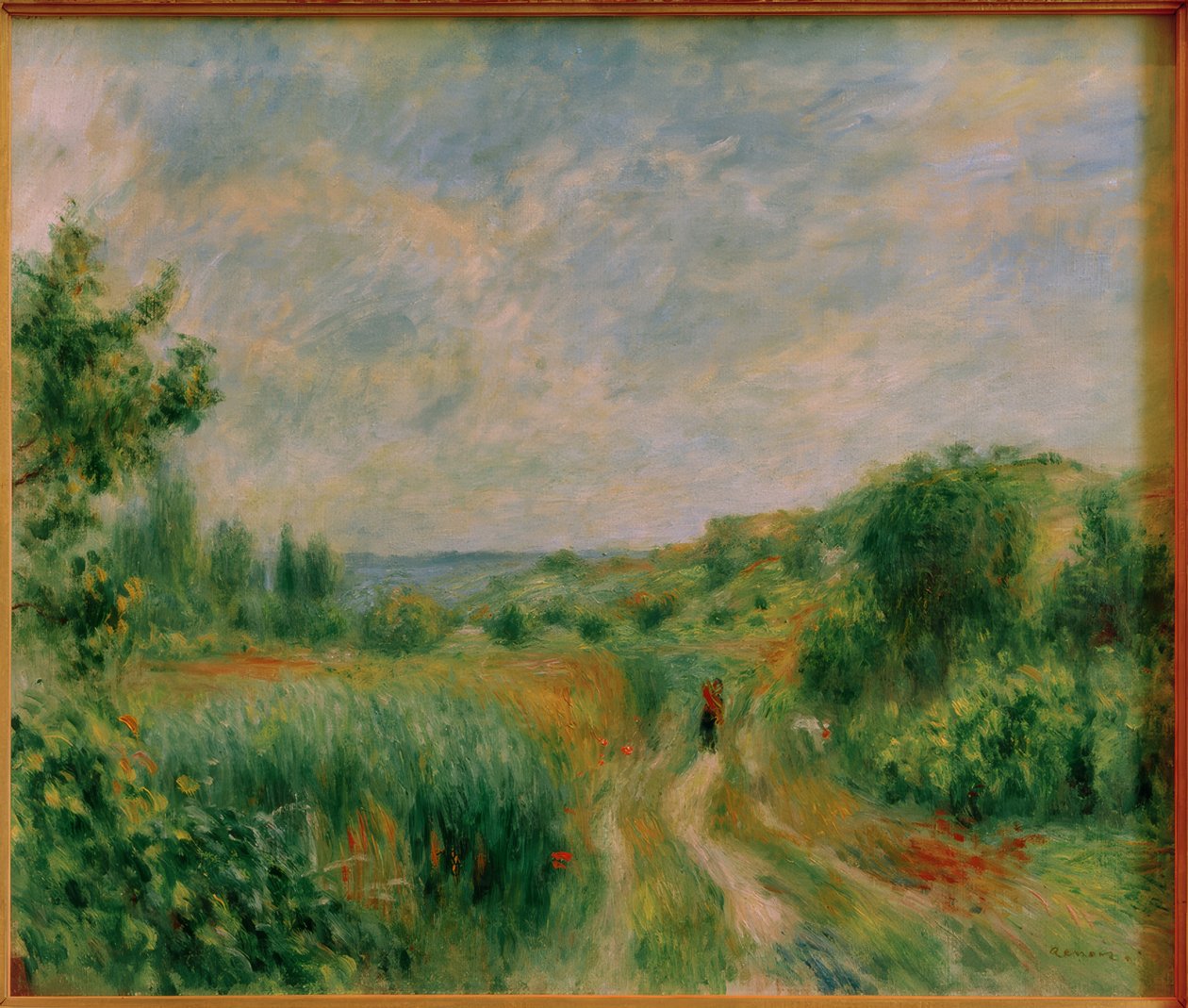Paisagem em Essoyes de Pierre Auguste Renoir