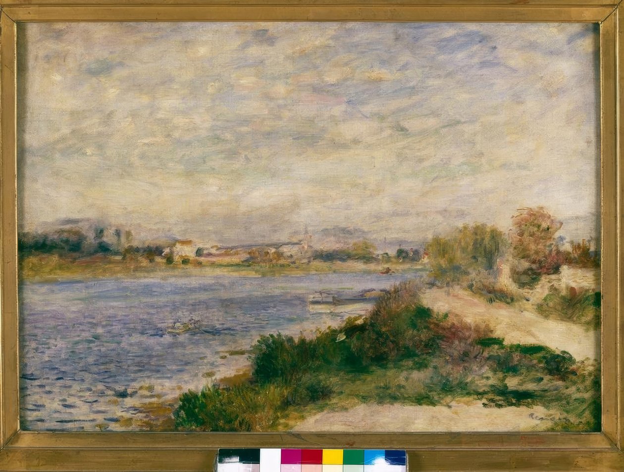 O Sena em Argenteuil de Pierre Auguste Renoir
