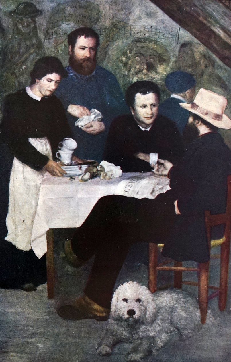 O Cabaré da Madre Antony Bourron-Marlotte de Pierre Auguste Renoir