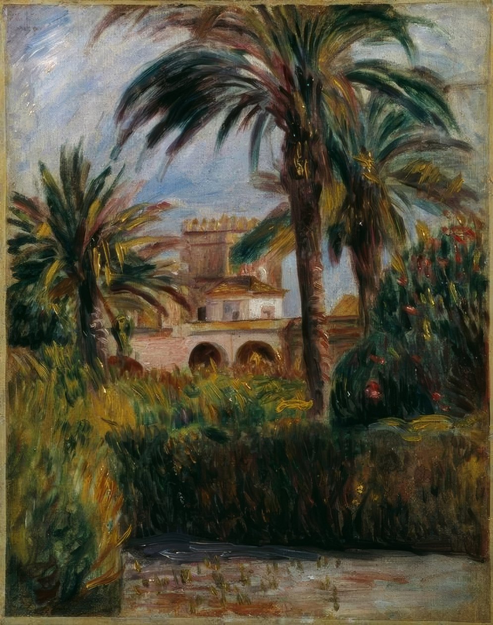 O Jardim de Ensaios em Argel de Pierre Auguste Renoir