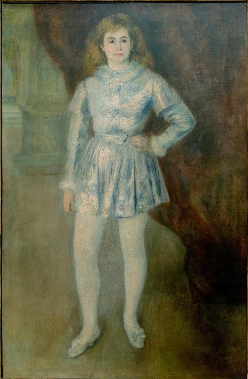 A página. Madame Henriot em travesti de Pierre Auguste Renoir