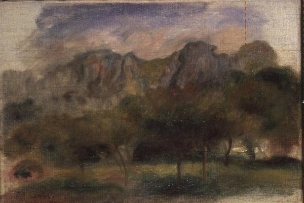 Os Alpilles de Pierre Auguste Renoir