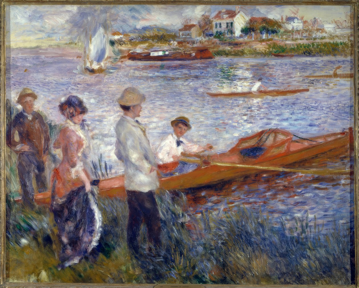 Os barqueiros em Chatou de Pierre Auguste Renoir