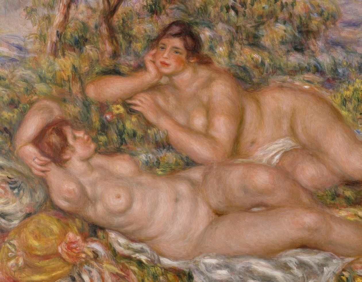 Banhistas de Pierre Auguste Renoir