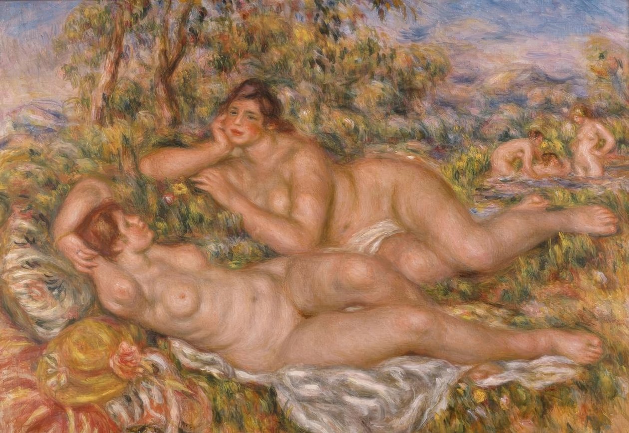 Banhistas de Pierre Auguste Renoir