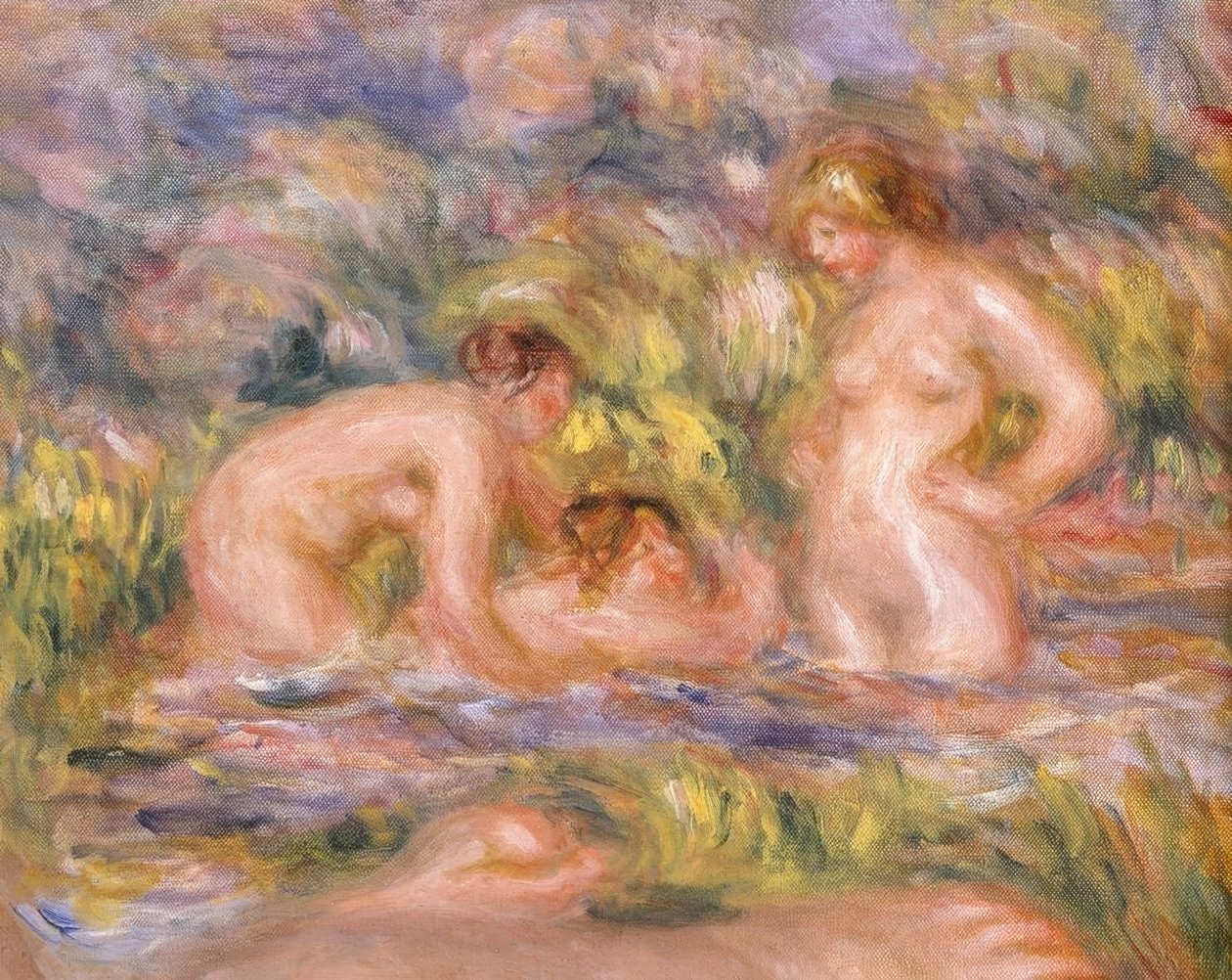 Banhistas de Pierre Auguste Renoir
