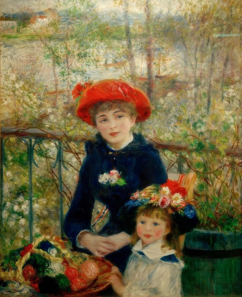 As duas irmãs (no terraço) de Pierre Auguste Renoir
