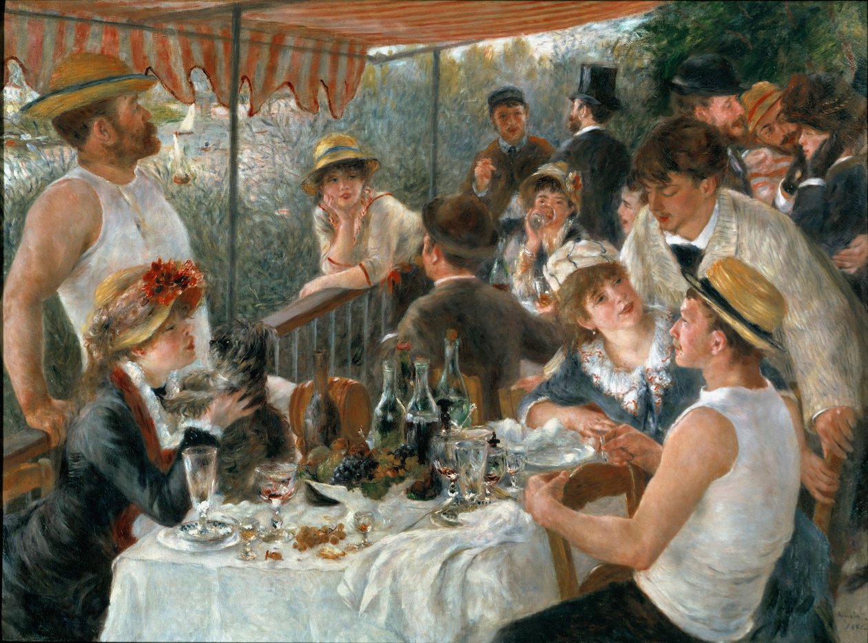 Almoço dos Barqueiros de Pierre Auguste Renoir