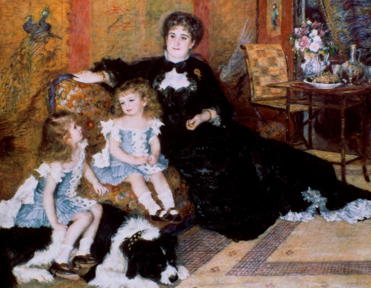 Madame Georges Charpentier e seus filhos, 1878 de Pierre Auguste Renoir