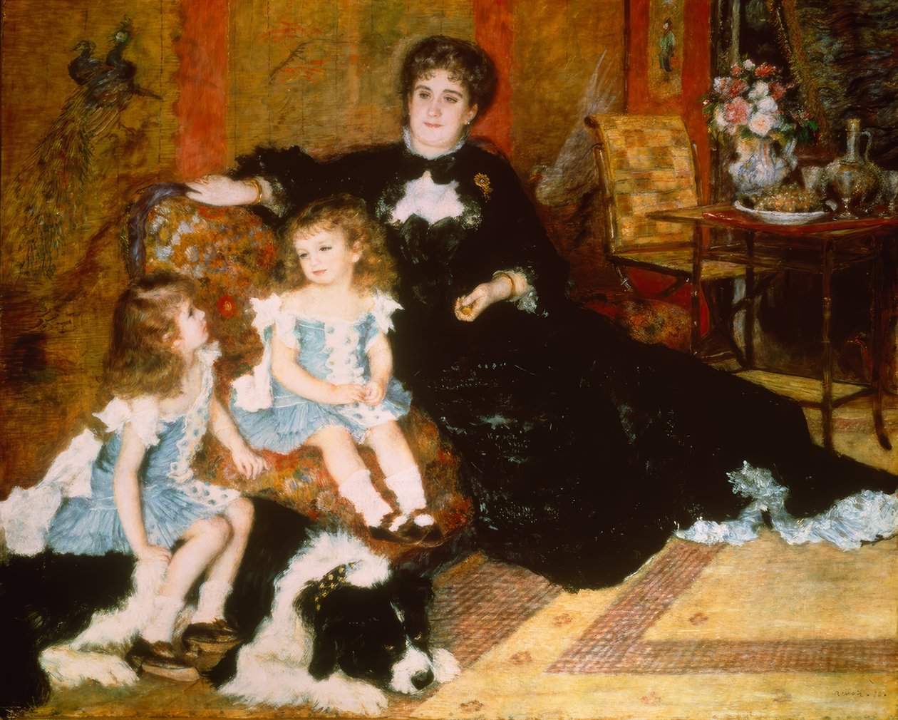 Sra. Georges Charpentier e seus filhos de Pierre Auguste Renoir