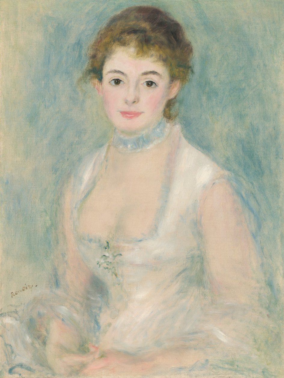 Madame Henriot, c. 1876. de Pierre Auguste Renoir