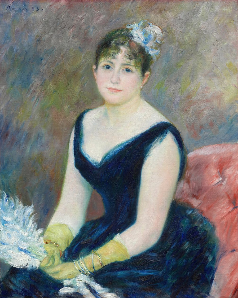 Madame Léon Clapisson, 1883. de Pierre Auguste Renoir