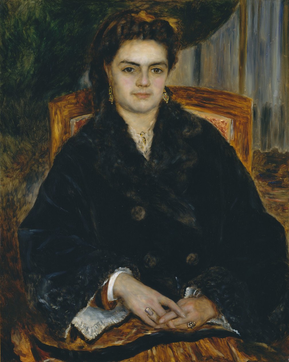 Madame Édouard Bernier Marie-Octavie-Stéphanie Laurens, 1838-1920, 1871. de Pierre Auguste Renoir
