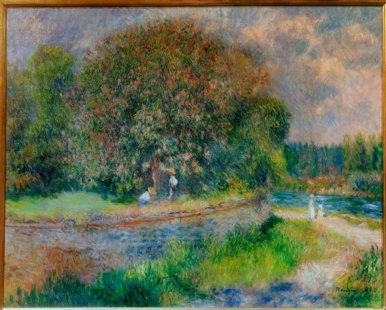Castanha florescendo de Pierre Auguste Renoir