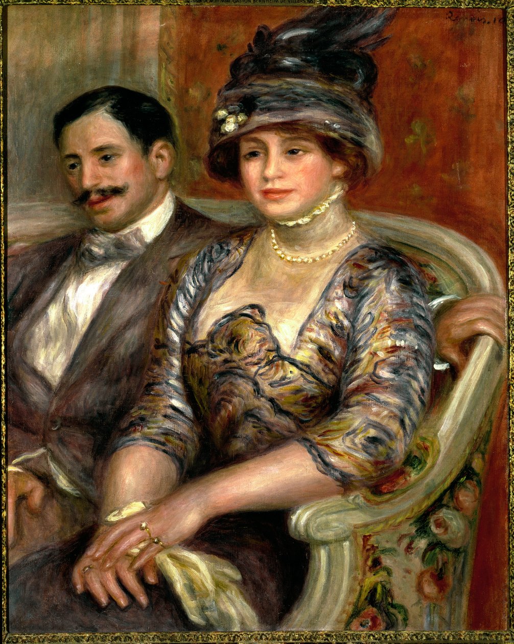 Monsieur e Madame Bernheim de Villers - Retrato de Gaston Bernheim de Villers de Pierre Auguste Renoir