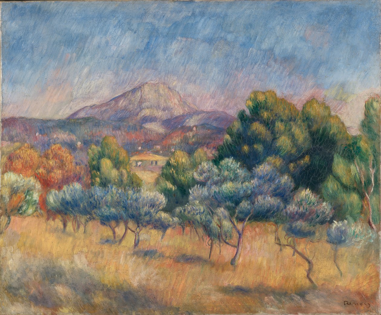 Monte Sainte-Victoire de Pierre Auguste Renoir
