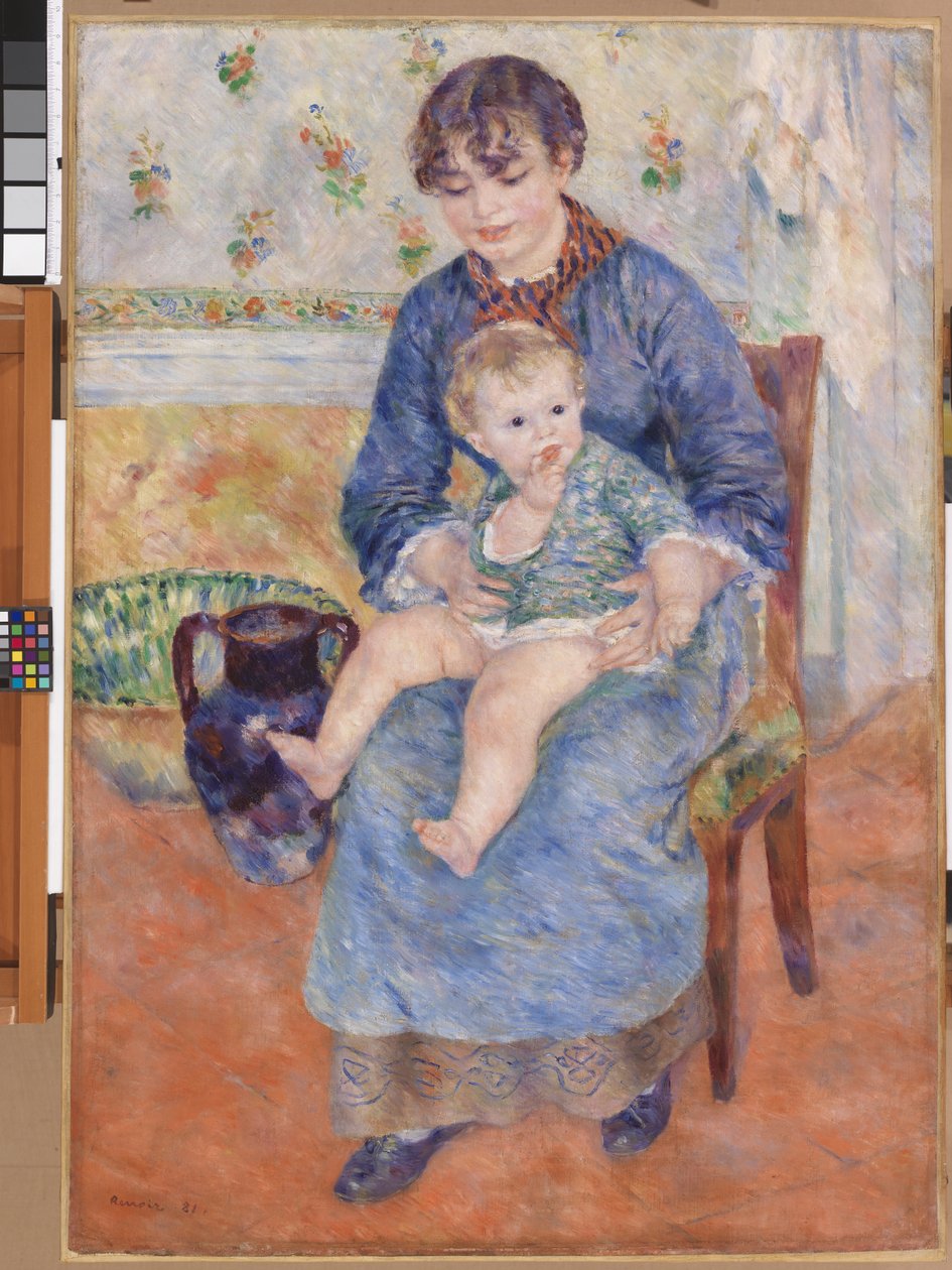 Mãe e filho de Pierre Auguste Renoir