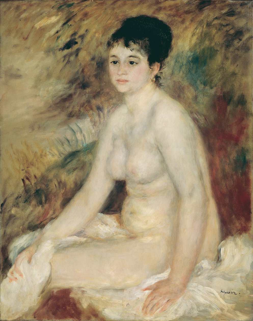 Depois do banho de Pierre Auguste Renoir