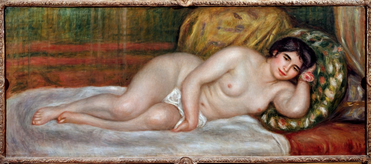 Mulher Nua Couchee (Gabrielle) de Pierre Auguste Renoir