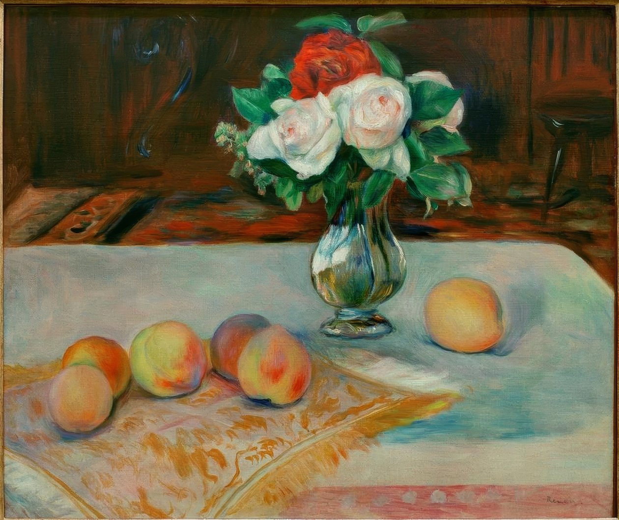 Ainda vida de Pierre Auguste Renoir