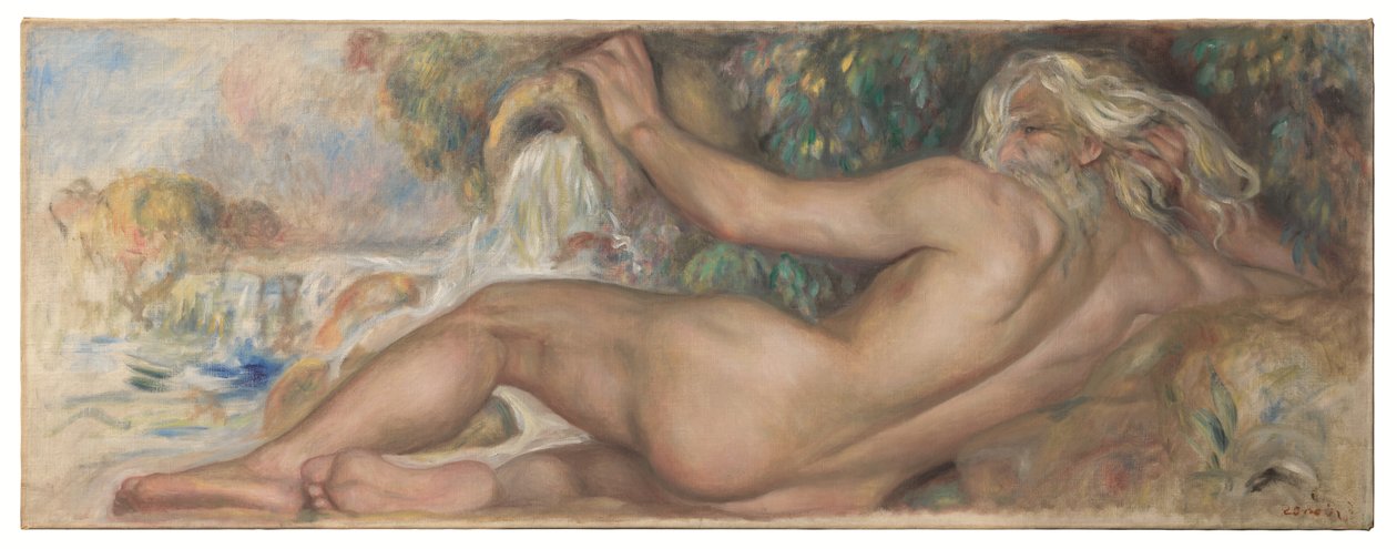 Nu numa paisagem ou O rio de Pierre Auguste Renoir