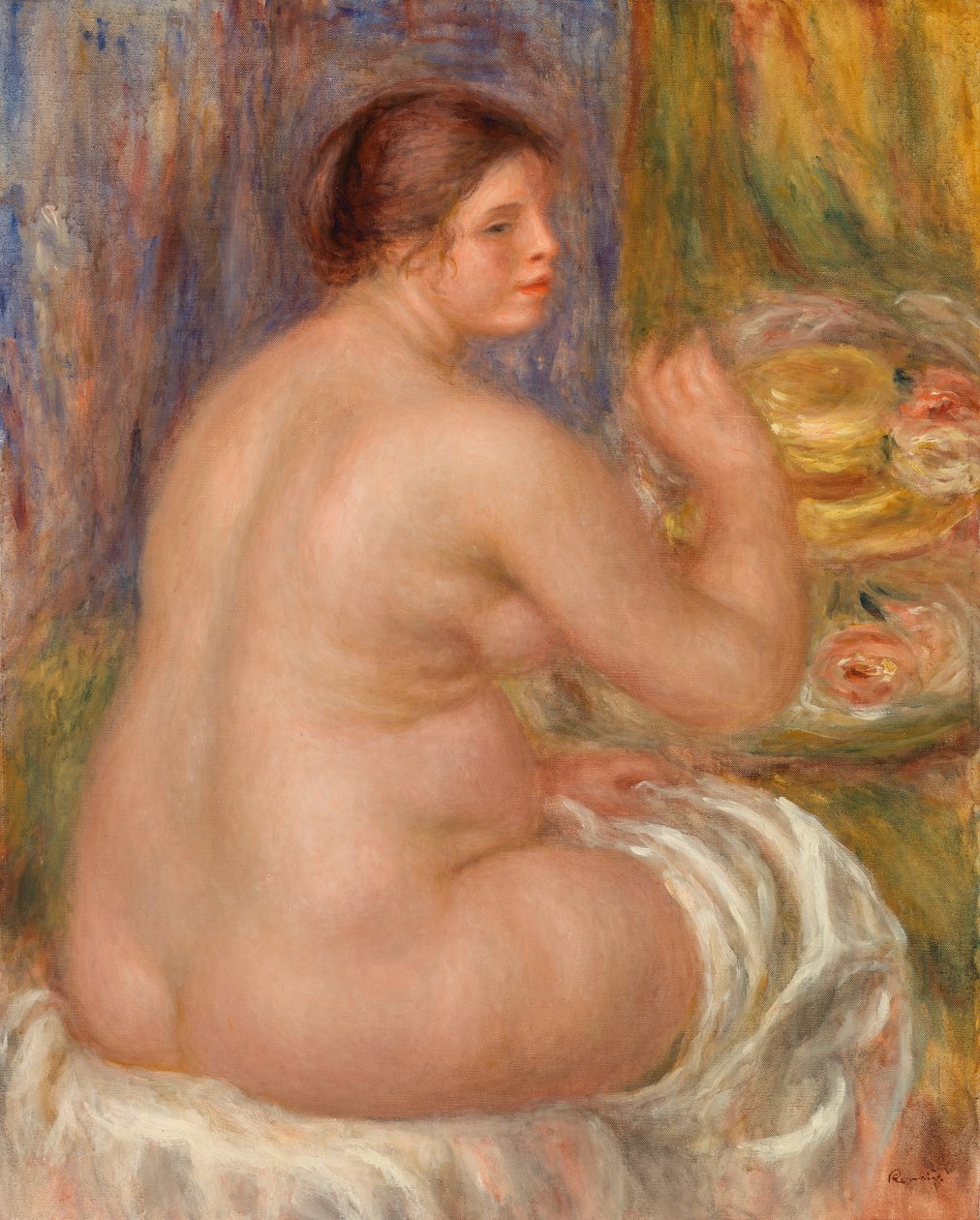Nu de costas (Nu de dos) de Pierre Auguste Renoir