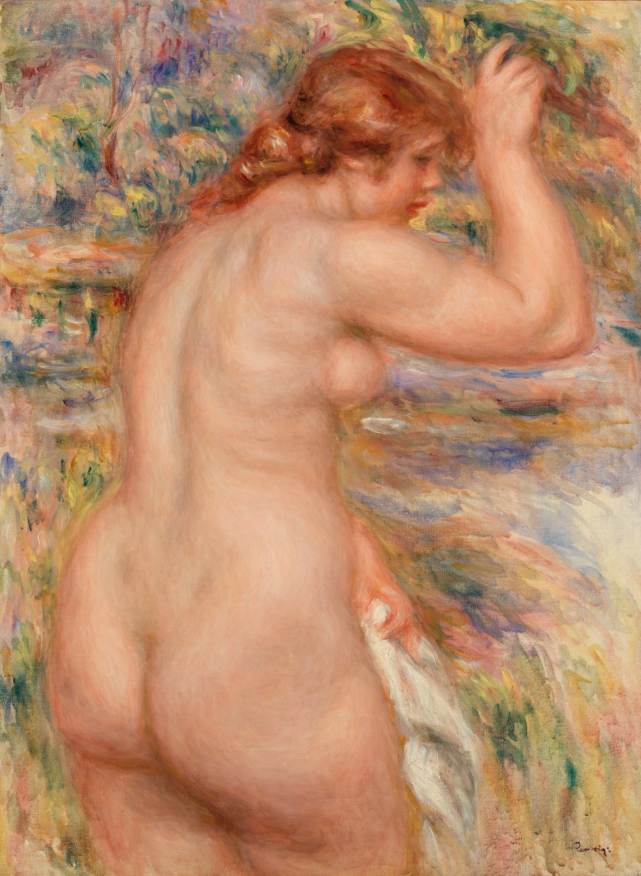 Nu numa Paisagem de Pierre Auguste Renoir