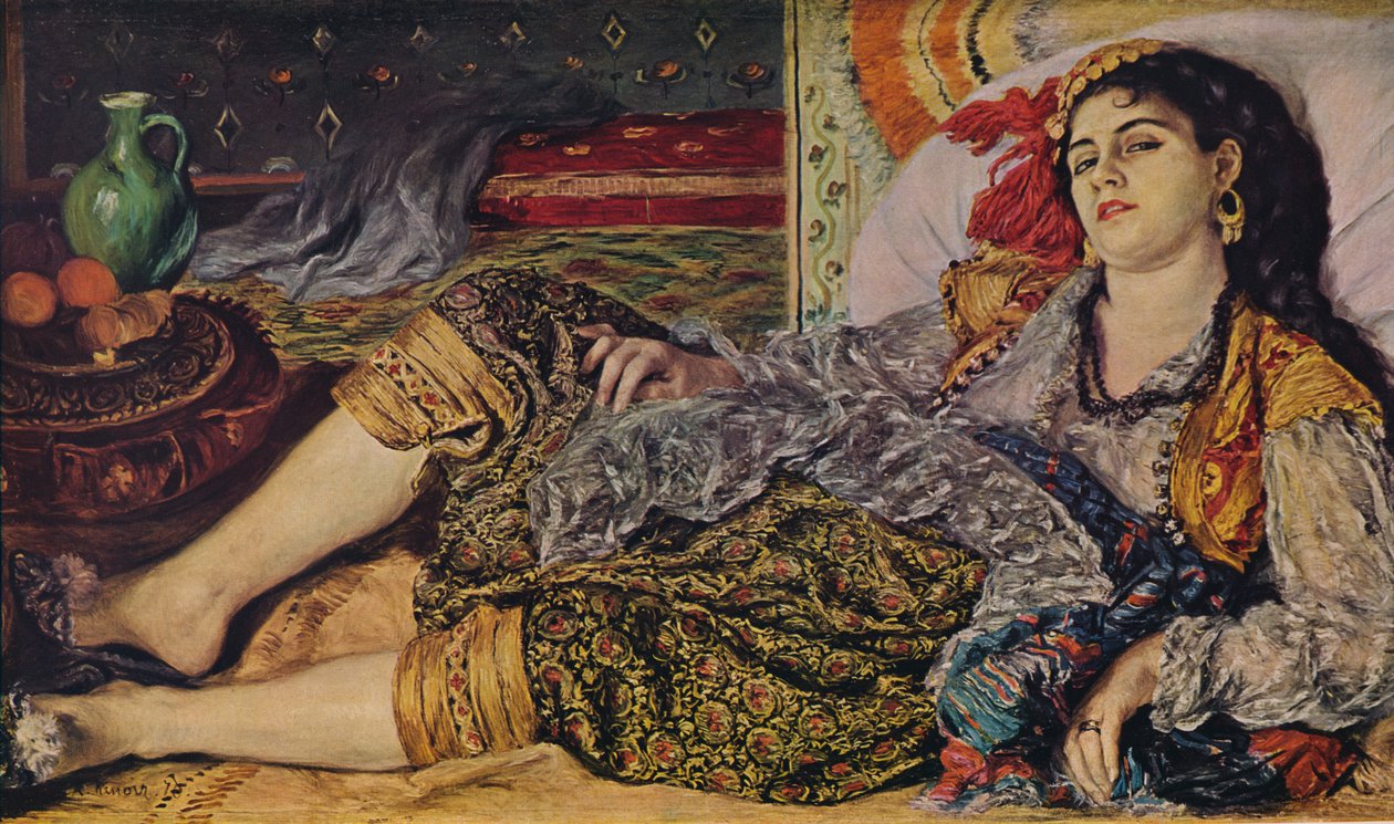 Odalisque, 1870. de Pierre Auguste Renoir