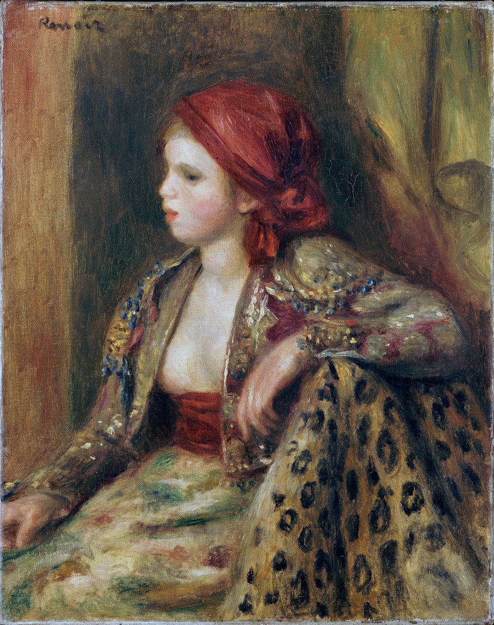 Odalisque, c.1895 de Pierre Auguste Renoir