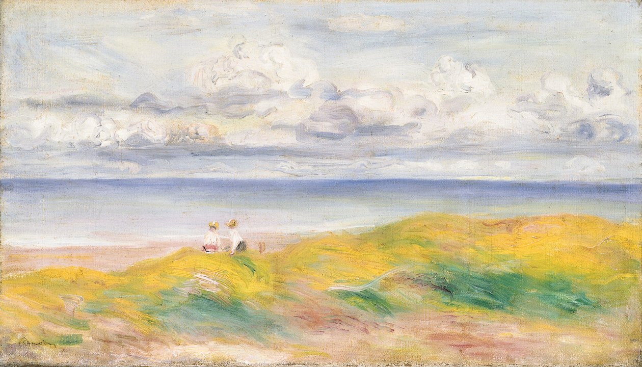 Nos penhascos; No penhasco, 1880 de Pierre Auguste Renoir