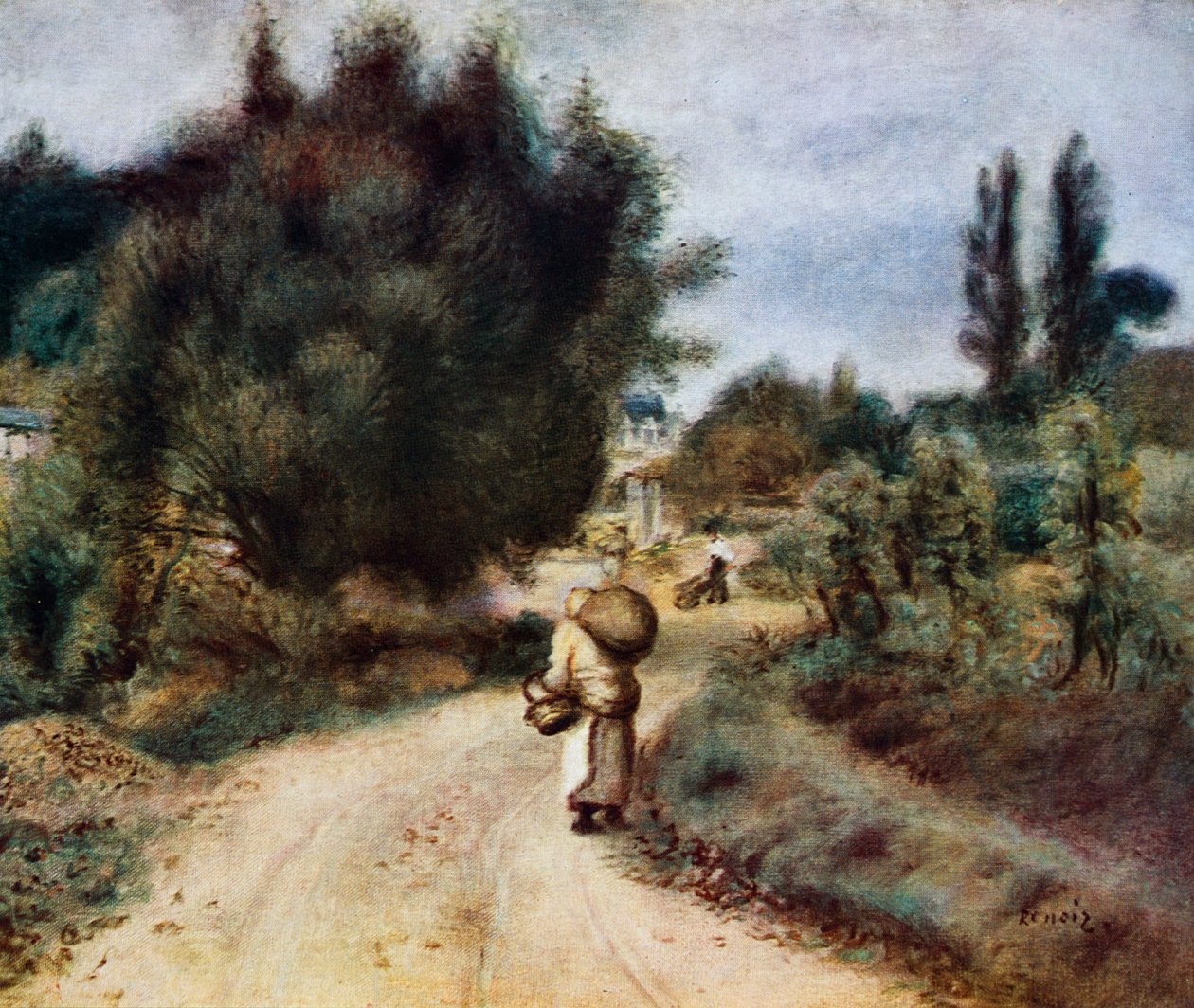 Sobre as margens do rio de Pierre Auguste Renoir